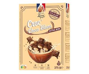 Céréales Fourrées au Chocolat Blanc Croc' Choco Lucien Georgelin 375g