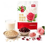 Céréales Instantanées For Petit-déjeuner À L'avoine Et Aux Canneberges, 245 G - Préparation Rapide, Repas Nutritif Avec De Vrais Fruits Fleurs