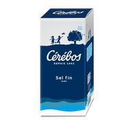 CEREBOS - Sel Fin Iodé Et Fluoré, Assaisonnement Précis Au Goût Subtil, Boîte 500g - Lot De 6