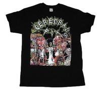 Cerebral Fix Life Sucks and Then You Die Death Thrash Acrophet Black Men T-Shirt Black L