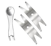 Céreille De Guitare De 2 Pièces Et Sélecteur De Clous De 1 Morceau, Outils En Acier Inoxydable, Outils De Sélection, Accessoires De Réparation De Guitare.