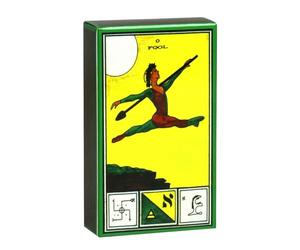 Ceremonial Magic Tarot Deck, 78 Piece English Edition, Pocket Sized Wiccan Divination Cards, Mystical Fortune Telling Game for Spiritual Readings and Party Entertainment