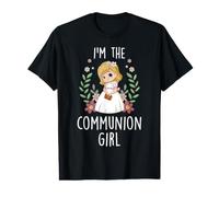 Cérémonie chrétienne de l'Eucharistie catholique de première Communion T-Shirt Graphique avec Valeur