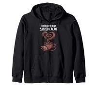 Cérémonie du Cacao Participant Rituel Plante Sacrée Ouverture Coeur Sweat à Capuche