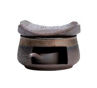 Cérémonie du Thé D'aromathérapie - Brûleur D'herbes Cèdre Et Zen | Brûleur De Bougie Chauffe-Plat D'aromathérapie, D'encens Zen, pour Salle De Yoga, Bureau À Domicile, Chambre À Coucher, Méditati