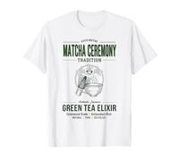 Cérémonie Matcha Tradition Thé Vert Elixir Kyoto T-Shirt