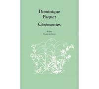 Ceremonies - Dominique Paquet - Ecole Des Loisirs - broché - Document jeunesse