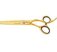 Cerena Pure Gold Edition 6,0 Ciseaux Coiffeur 30 Dents Titan Argent