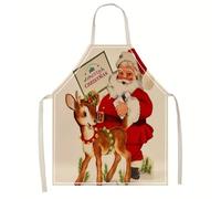 CEREOTH Tablier de Noël personnalisé - Cadeaux de cuisine fantaisie - Idées cadeaux de Noël festives pour adultes, femmes et hommes #18, multicolore, 55*68CM/21.65*26.77IN