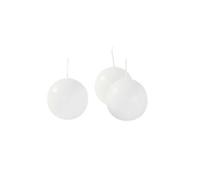 Cereria de Giorgio risthò Bougies Boule, Cire, Blanc, 3 x 3 x 3 cm