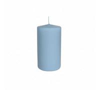 Cereria Di Giorgio - 12 bougies en cire - Diamètre 6 cm Hauteur 10 cm - Couleur Dusty Blue - Durée 48 heures - Non parfumées