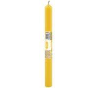Cereria Di Giorgio - Bougie cylindrique pleine couleur - Jaune - Parfum vanille - Diamètre 1,9 cm Hauteur 20 cm - Durée 7 heures - Collection Melrose