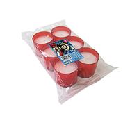 Cereria di Giorgio Liturgique Lumino Votif, Cire de Paraffine, Rouge, 4,4 x 4,8 x 4,4 cm, 6 unités