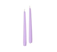 Cereria di Giorgio Risthò Bougies coniques pour bougeoir, cire, lavande, 2,2 x 25 cm, 10 unités