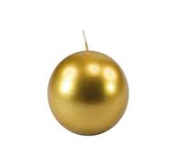 Cereria di Giorgio Risthò Bougies Sphère, Cire de paraffine, Or, 6 x 6 x 6 cm, 6 unités