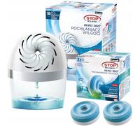 Ceresit Déshumidificateur d'air Aero 360 Blanc avec 2 recharges de pastilles parfumées Waterfall