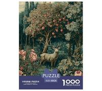 Cerf 1000 Pièces Puzzle Jeu Éducatif Créatif Faune Sauvage Jigsaws Belle Décoration Puzzle pour Cadeaux De Voyage, Présent 38x26cm/1000pcs