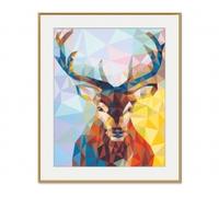 Cerf 40 x 50 cm - Peinture par numéros