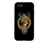 Cerf aztèque Mexique Civilisation Ancienne tribale aztèque Coque pour iPhone SE (2020) / 7/8