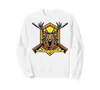 Cerf Club de Chasse Tradition Coutume Chasseur Forêt Village Sweatshirt