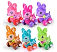 Cerf De Dessin Animé Sika, 1 Pièce, Jouets À Remonter, En Plastique, Cadeau Pour Enfants