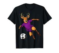 Cerf de Football/Ballon de Football cerf T-Shirt