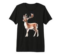 Cerf de jachère européen T-Shirt Haut de Gamme