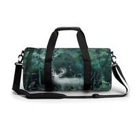 Cerf De La Forêt Sac De Sport Gym Sac De Voyage Sac Week-End Duffel Bag pour Camping Randonnée Voyage 45x23x23cm