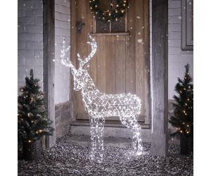 Cerf de Noël Lumineux Duchy à 600 LED Bicolore
