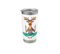 Cerf de yoga Gobelet isotherme en acier inoxydable double paroi