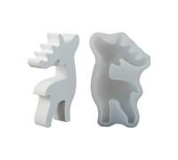 Cerf en silicone - Cerf de Noël - Moule à craie en forme d'élan pour décoration de cuisine, fête, anniversaire, mariage, chocolat, fête, maison