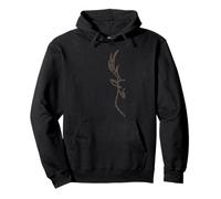 Cerf Forêt Animal Vintage Motif Chasseur Faune Chasse Nature Sweat à Capuche