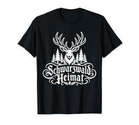 Cerf Forêt Noire Heimat Bois de cerf T-Shirt