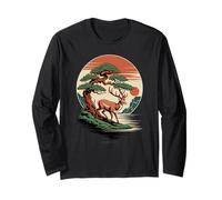Cerf Japonais mythologie Folklore Zen bonsaï Animal Manche Longue