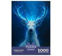 Cerf Lumineux Puzzle 1000 Pièces Animaux Mignons Qualité Supérieure Jeu Éducatif Challenge Toy Et Enfants Cadeaux 70x50cm/1000pcs