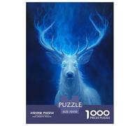 Cerf Lumineux Puzzle 1000 Pièces Animaux Mignons Qualité Supérieure Jeu Éducatif Jouet Défi Et Enfants Cadeaux 70x50cm/1000pcs