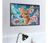 Cerf Mignon de forêt Puzzles 500 Pièces pour Adultes Qualité Supérieure Décoration Intérieure Artistique Relaxant Famille Challenge Difficile 3D 500 PCS