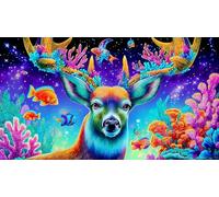 cerF Puzzle 1000 pièces en Papier recyclé - Jeu extrêmement Difficile Activité à Domicile pour Adultes 75x50/1000pcs