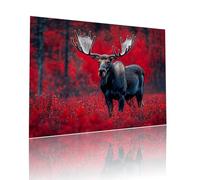 Cerf Puzzle Adulte 80 pièces Educa Puzzles Classiques Impossible Animal Je m'emmerdais Qualité Supérieure Mystery Challenge, Toy avec Inclure Colle, pour Adultes et Enfants Jeu éducatif 15x20cm t-475