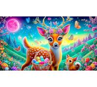 cerF Puzzle pour Adultes 1000 pièces - Jeu Amusant & Stimulant Papier recyclé Idée Cadeau pour la Maison 38x52/1000pcs