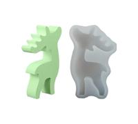 Cerf Silicone | Moule à bonbons Noël - Moule à craie Créations Fondant Savon Bougie Décorations Fête Mariage Maison
