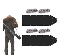 Cerf - Traîneau - Luge lourde - Support de jeu robuste - Traqueur de chasse - Toboggan à neige pour transport de bois de chauffage - Plateau de ski extérieur - Luge d'animaux sauvages pour chasseurs