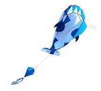 Cerf-volant 3D de 1,2 x 2,1 m avec ligne de 30 m - Cerf-volant acrobatique en polyester 190T pour un lancement facile - Comprend un sac de rangement pour les sorties en famille à la plage, aux parcs