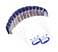 Cerf-volant acrobatique double ligne pour adultes, cerf-volant professionnel avec ligne durable et parachute d'entraînement, cerf-volant d'entraînement pour le surf, les sports de plein air