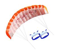 Cerf-volant acrobatique double ligne pour adultes, cerf-volant professionnel avec ligne durable et parachute d'entraînement, cerf-volant d'entraînement pour le surf, les sports de plein air
