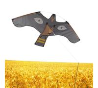 Cerf Volant Anti Oiseaux, Oiseau Effrayant Volant Kite Avec Réflexion En Plumes, Cerf Volants Effaroucheur, Télescopique Hawk Kites Repeller, Protection De Ferme, Balcon, Arbres Fruitie , Potager