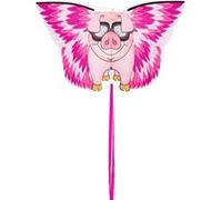 Cerf-volant cochon rose ailé Floyd - Hq - monofil enfant prêt à voler MULTI-COLOUR