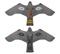 Cerf-Volant de Faucon épouvantail - Plumes réfléchissantes pour Oiseaux Qui effraient Le Faucon Volant cerf-Volant - Cerf-Volant pour , Ferme, Oiseau