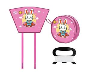 Cerf-Volant de Sport Pliable à Main, cerf-Volant interactif d'extérieur, Avion Pliable léger avec des Couleurs Vives, Jouet de Sport en Tissu Nylon, Jouet de Jeu en Plein air pour, Parc,