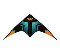 Wolkenstürmer Cerf‑volant Fancy – Prêt-à-voler, armature en fibre optique, cordes – Turquoise